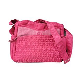 Lug Shimmy Shoulder Pack Pink Quilted Bag​​​